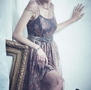 Moulinette Soeurs Honeyed Lace dress, sz 4